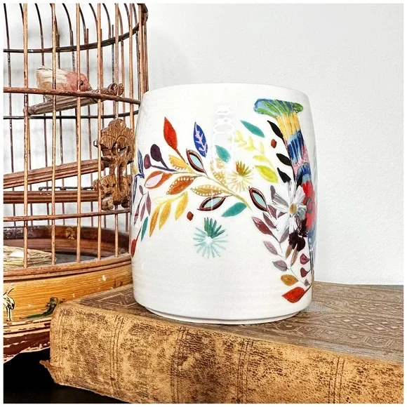 Anthro “Petal Palette Monogram Mug” - Picture 7 of 14